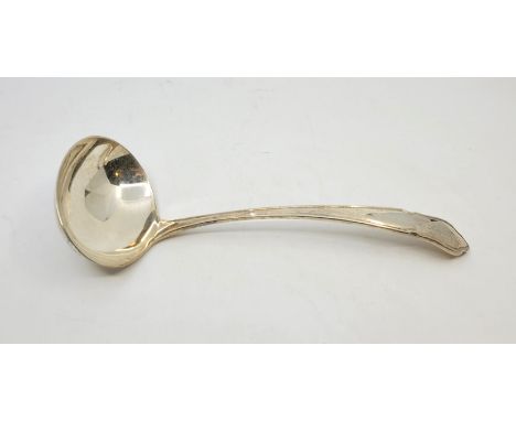 A silver ladle, by Carr's of Sheffield Ltd, Sheffield 1997, length 28.5cm. (276.7g)&nbsp;
