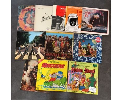 A qty of vintage records vinyl to inc Beatles interest&nbsp;