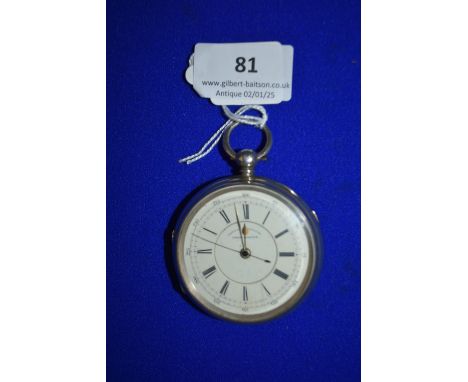 Hallmarked Silver Chronograph - Chester 1896