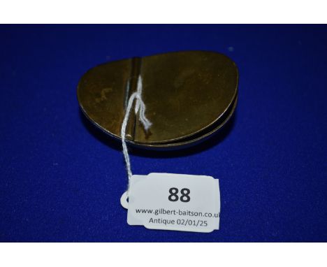 Brass Pocket Snuff Box
