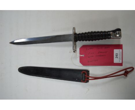 Vintage Swiss Army S&W Bayonet with Scabbard 102240