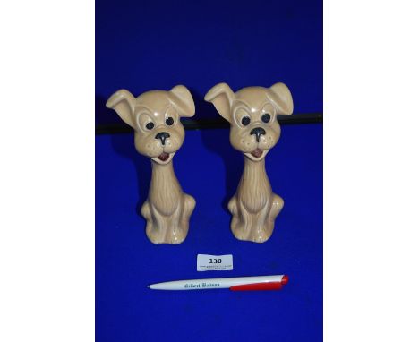 Pair of Sylvac Dog Figures