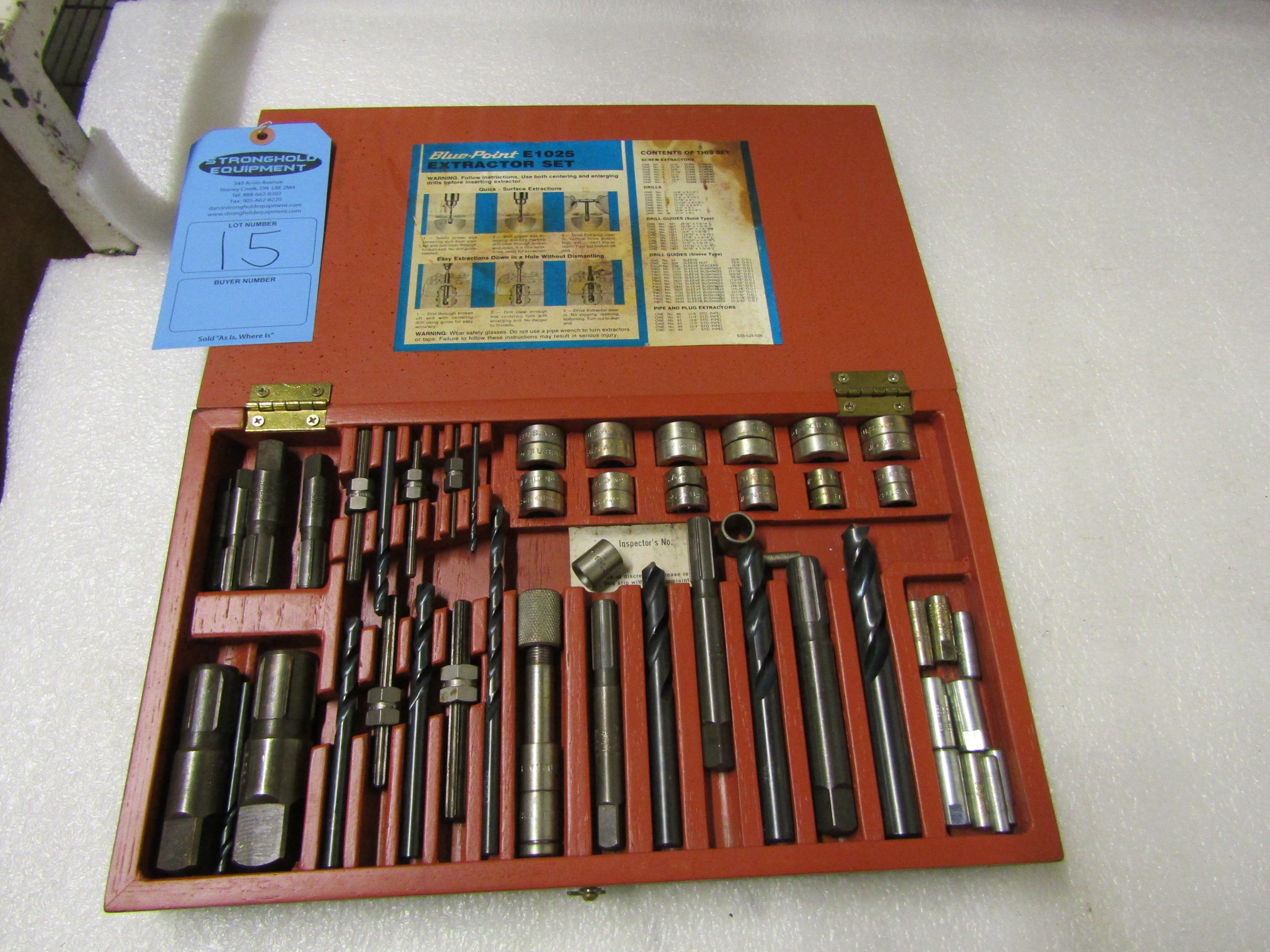 Blue Point E1025 Extractor Set