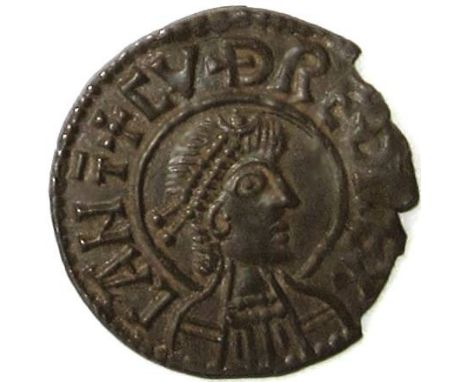 Anglo Saxon - Kings of Kent CUTHRED [798-807] silver penny. Portrait type, gp. 11. CANTERBURY mint. Moneyer – WERHEARD. Obv. 