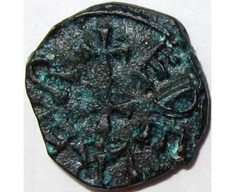 Anglo Saxon coins - Kings of Northumbria AETHELRED 11 [841-50] styca. Moneyer – LEOFDEGN. Obv. +EDELRED R, cross in centre. R