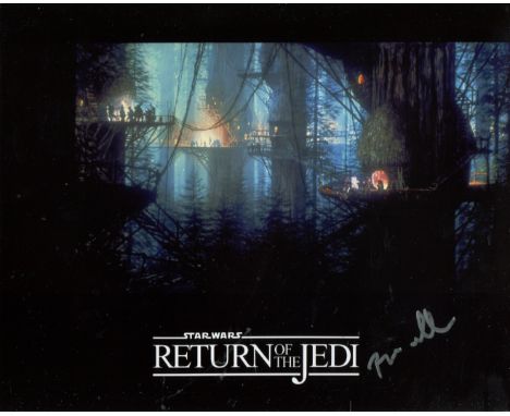 Star Wars. Return of the Jedi 8x10 inch photo signed by actor Brian Wheeler who played an Ewok. Good Condition. All autograph