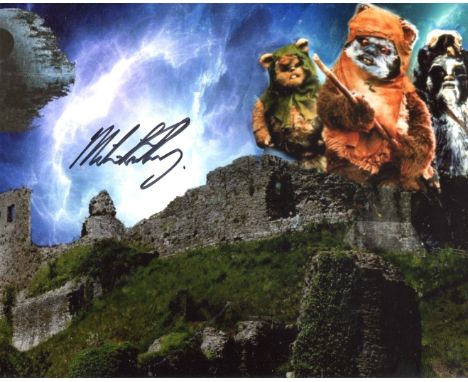 Star Wars. 8x10 inch photo signed by actor Michael Henbury who played an Ewok in Return of the Jedi. Good Condition. All auto
