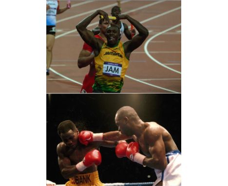 Sport collection 20 assorted unsigned photos of some of the biggest names in sport include Jenson Button, Nigel Benn, Tony Be
