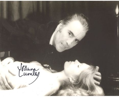 Joanna Lumley. The Satanic Rites of Dracula 8x10 photo signed by actress Joanna Lumley who has starred in a Bond movie, the N