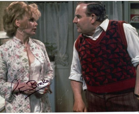 Porridge. 8x10 photo from the BBC comedy series 'Porridge' signed by actress Patricia Brake who played Ronnie Barker's daught