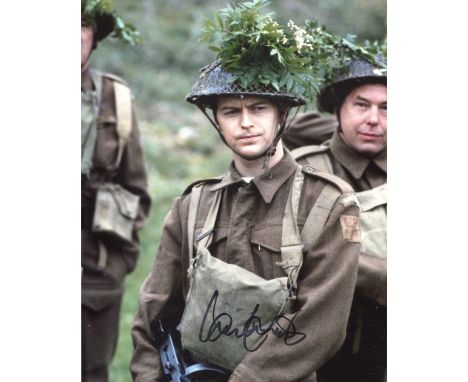 Dads Army. Actor Ian Lavender as Private Pike signed 8x10 photo from the comedy series Dads Army. Good Condition. All autogra