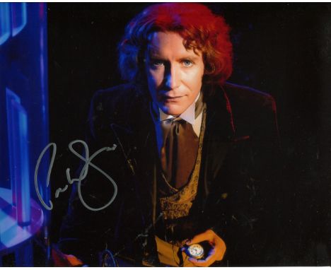 Doctor Who. 8x10 photo from Doctor Who signed by actor Paul McGann as the Doctor himself!. Good Condition. All autographs are