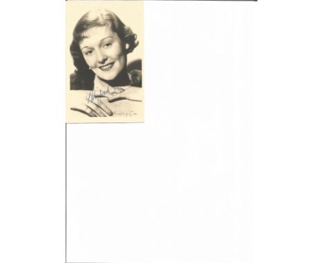 Winifred Shotter signed 6x4 vintage photo. (5 November 1904 – 4 April 1996) was an English actress best known for her appeara