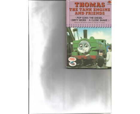 Rev W Awdry signed Thomas the Tank Engine and Friends ladybird book first edition. Signed on inside title page. Good Conditio