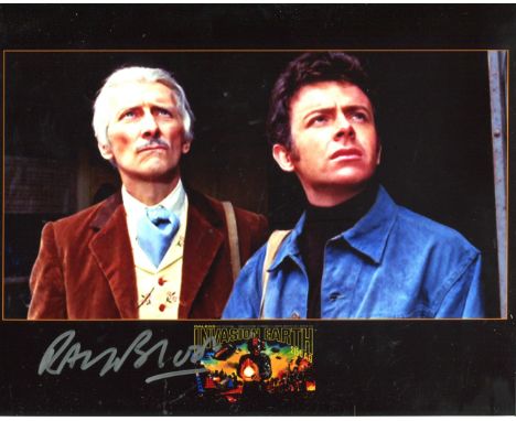 Doctor Who Invasion Earth. 8x10 inch photo from the film Doctor Who Invasion Earth, signed by actor Ray Brooks. Good Conditio