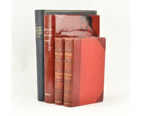 Heraldic interest. A collection of three early 20th century &amp; later works on heraldry. Comprising 1936 Herald's Commemora