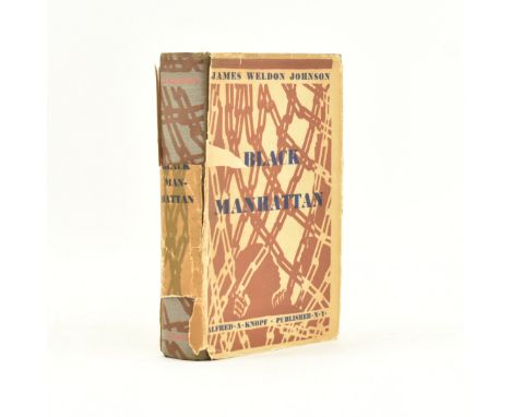 Americana &amp; American social history:- Johnson, James Weldon. 1930 Black Manhattan. First edition, first impression, publ.