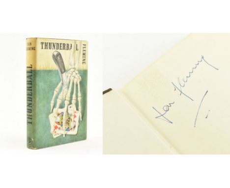 Fleming, Ian. 1961 Thunderball. First edition, first impression, publ. Jonathan Cape for Gildrose Productions Ltd. Publisher'