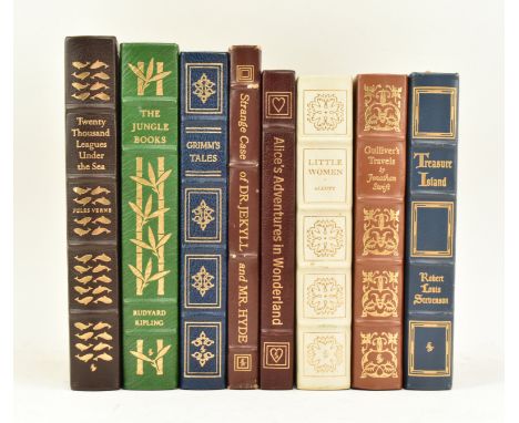 Easton Press:- classic children's literature. A collection of eight leatherbound collector's books produced by the Easton Pre