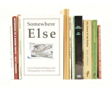 Childish, Billy (pseud. Steven John Hamper) &amp; similar. A collection of paperback &amp; early first editions, comprising b