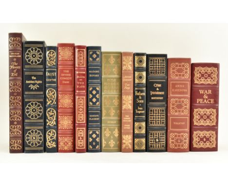 Easton Press:- French, Russian &amp; foreign literature and writing. A collection of twelve leatherbound collector's books pr