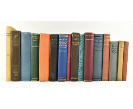 Travel &amp; exploration:- Africa. A collection of early 20th century works, all bound in the publisher's original cloth, man