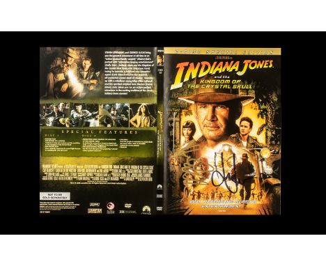 Indiana Jones DVD Cover Signed By Harrison Ford & Karen AllenThis is something unusual and rare, it is a must for any movie f