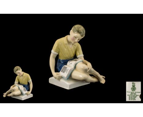 Royal Doulton Hand Painted Figure 'Treasure Island', HN2243, designer M Davies, issued 1962 -1975, 4.75 inches (12cms) high; 