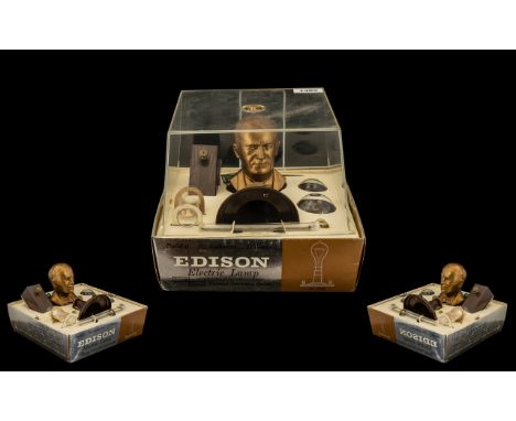 Edison Electric Lamp number 3102. Title ' Build it, it's authentic, it works.'. Comes in box. Made by Rovex Scale Models Ltd,