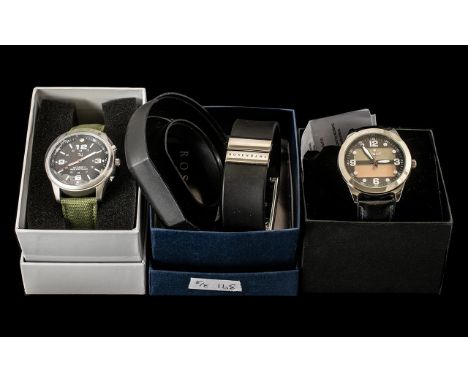 Three Contemporary Quality Watches in original boxes with instructions, comprising: Tavistock &amp; Jones EL6008 Radio Contro