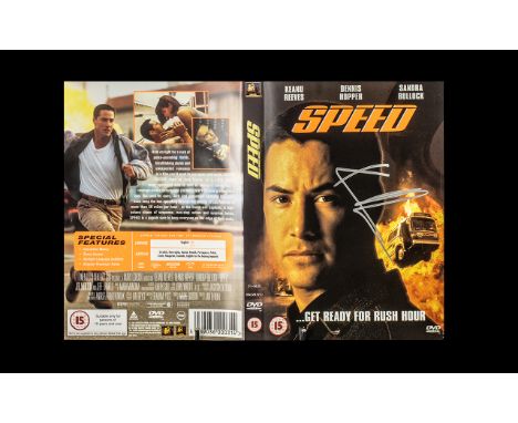 Keanu Reeves Signed ‘Speed’ DVD CoverThis is something very cool, it is a must for any film fan. It is a first edition DVD co