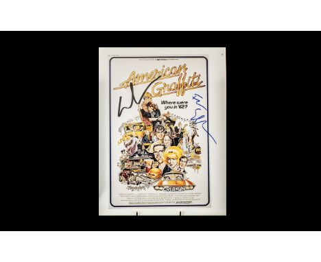 George Lucas Francis Ford Coppola American Graffiti Rare Poster Book Page Proof SignedThis item is very special indeed, it wa