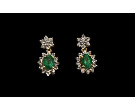 Paraiba Tourmaline Vintage Silver 925 Gemstone Earrings.  Attractive drop earrings for pierced ears, with star shape suspendi