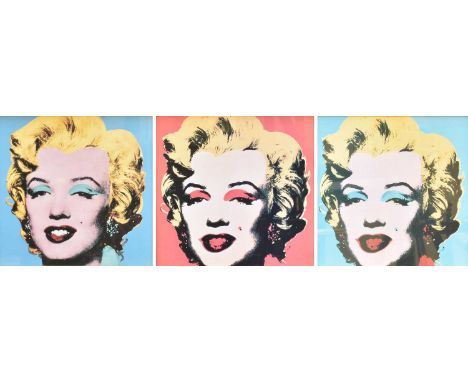 After Andy Warhol (1928-1987) AmericanMarilynOffset lithograph, together with two further examples (3)