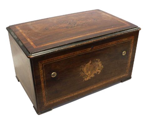 A Large 'Flutes Voix Celestes' Musical Box Playing Six Airs, By B. A. Bremond, Ser. No. 42081, Gamme No. 174, with large sing