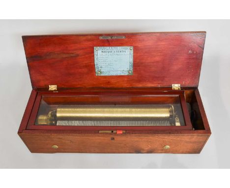 A Good 'Tradesman's' Key-Wind Full-Operatic Musical Box, By Nicole Frères, Ser. No. 37207, Gamme No. 1676, playing eight airs
