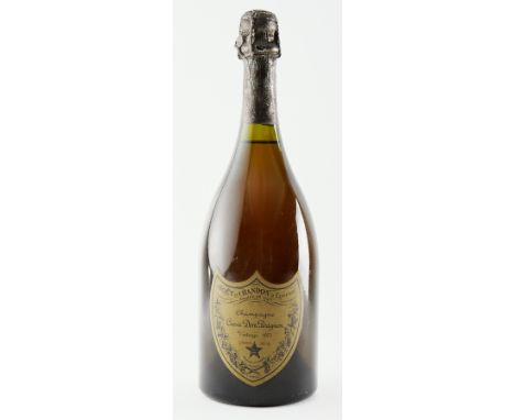Moet &amp; Chandon, bottle of Dom Perignon champagne, vintage 1973.