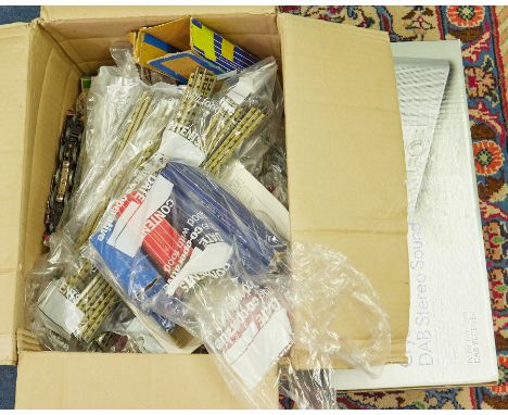 A Hornby Dublo three rail collection including tank engine, track, controllers,  wagons some boxed accessories etc.