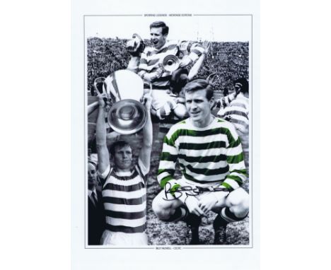 Autographed Billy McNeill 16 X 12 Montage-Edition, Colz, Depicting A Superbly Produced Montage Of Images Relating To Legendar