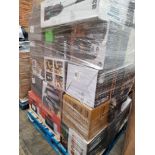 PALLET OF UNCHECKED & UNTESTED SMALL DOMESTIC APPLIANCES. MAY INCLUDE: KETTLES,