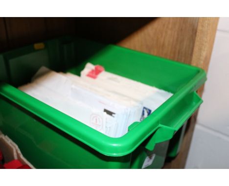 A box of First Day covers 