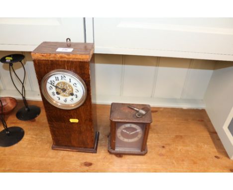Two mantel clocks 