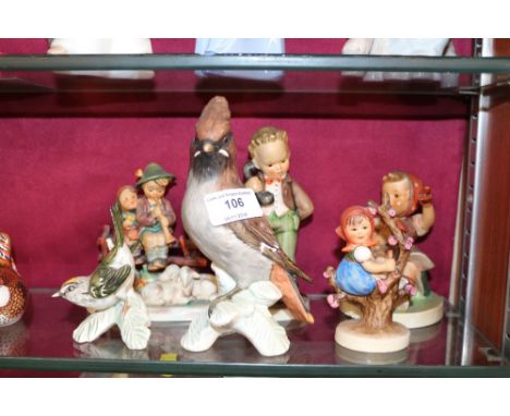 Six various Goebel figures 