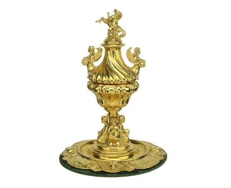 A Magnificent Victorian 18ct gold Racing Trophy Centrepiece: The 1877 Ascot Gold Cup, won by Lord Lonsdale’s ‘Petrarch’,  by 