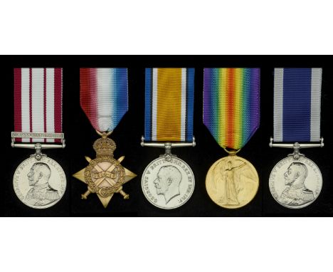 Five: Chief Engine Room Artificer Second Class R. D. Dodd, Royal Navy  Naval General Service 1915-62, 1 clasp, Persian Gulf 1