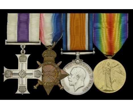 A Great War ‘Battle of the Somme’ M.C. group of four awarded to Captain Kenneth Anns, 7th Battalion, East Surrey Regiment, la