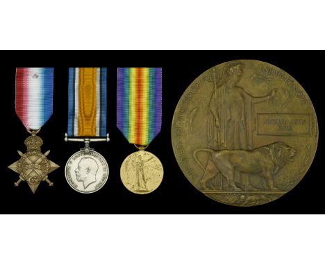 Three: Private A. L. Tate, 2nd Battalion, Royal Fusiliers, who was killed in action at the Battle of Poelcapelle on 9 October