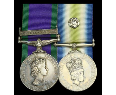 Pair: Lance-Corporal C. N. Richardson, Scots Guards  General Service 1962-2007, 1 clasp, Northern Ireland (24433761 Gdsm C N 