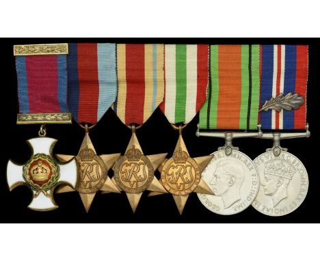 Distinguished Service Order, G.VI.R., silver-gilt and enamel, reverse officially dated 1945, with integral top riband bar; mo