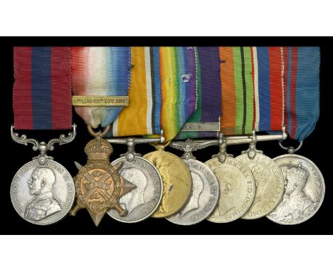 A good Great War 1918 ‘Battle of Amiens’ Cavalry D.C.M. group of eight awarded to Sergeant H. R. Smith, 5th (Princess Charlot